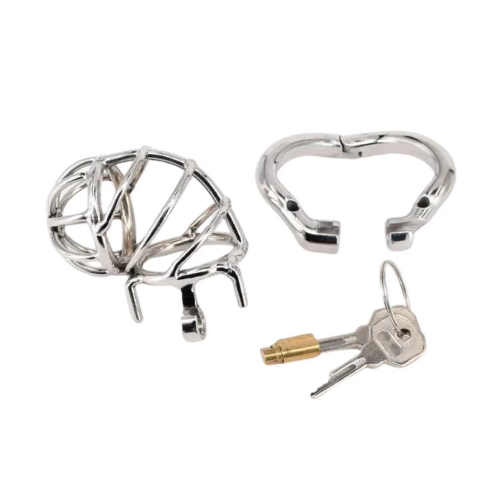 Metal Chastity Device 2.36 inches long - Image 5