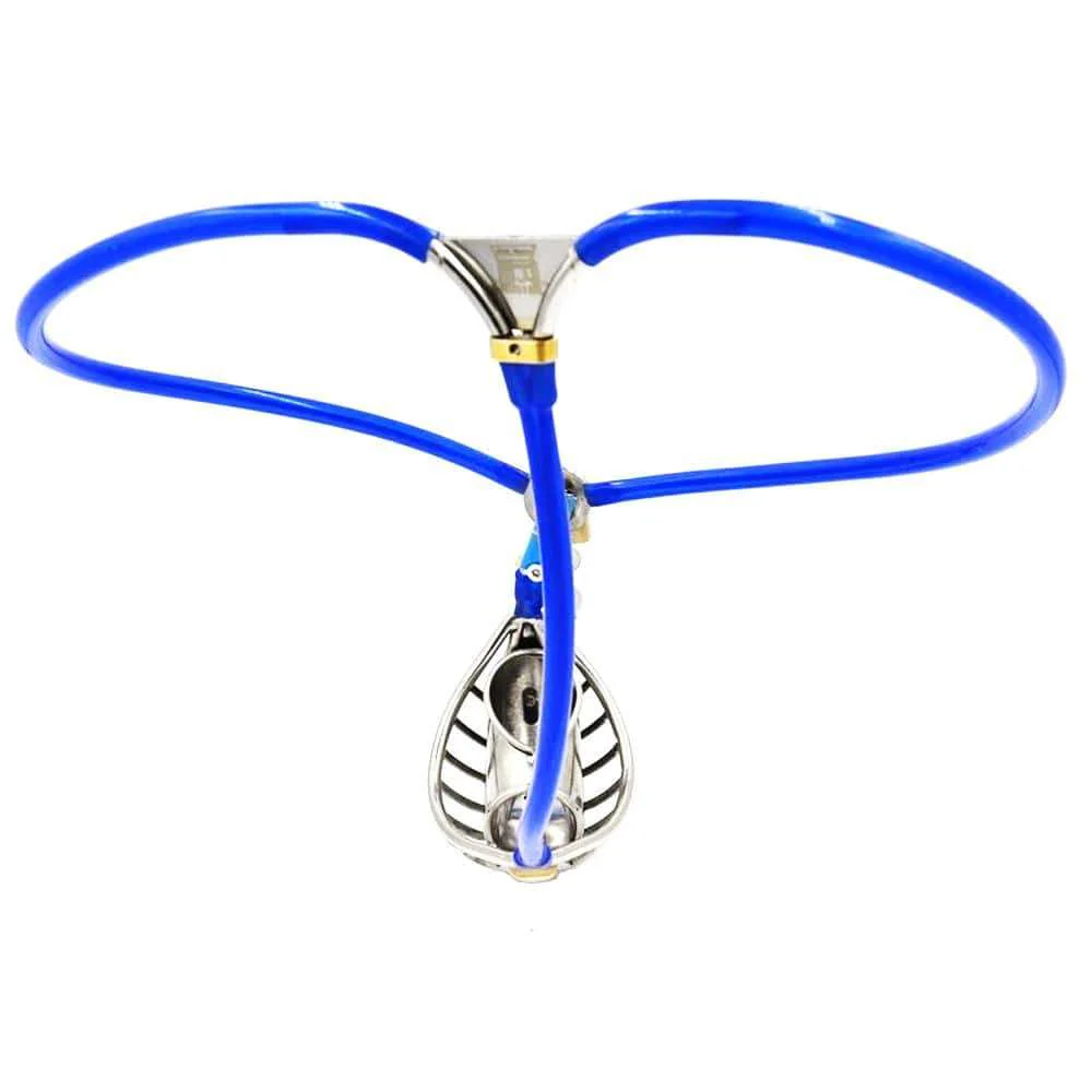 Stainless Steel Stealth Fully Adjustable Chastity Belt - Image 4
