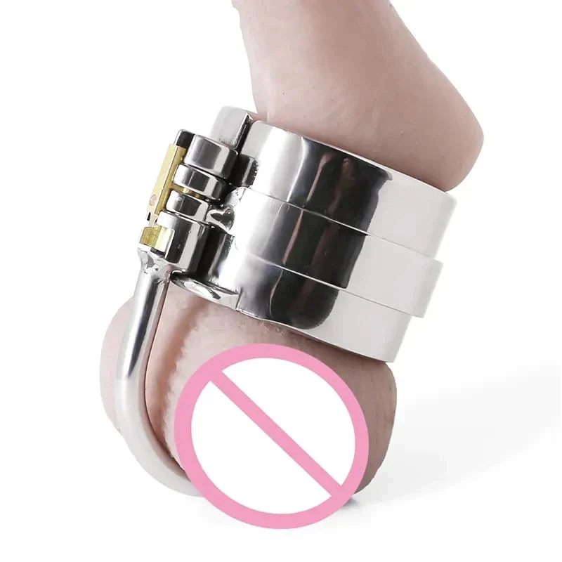 Stainless Steel Testicle Ball Cock Ring - Image 2