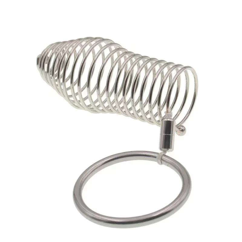Stainless Steel Threaded Penis Sleeve With Ring - Image 3