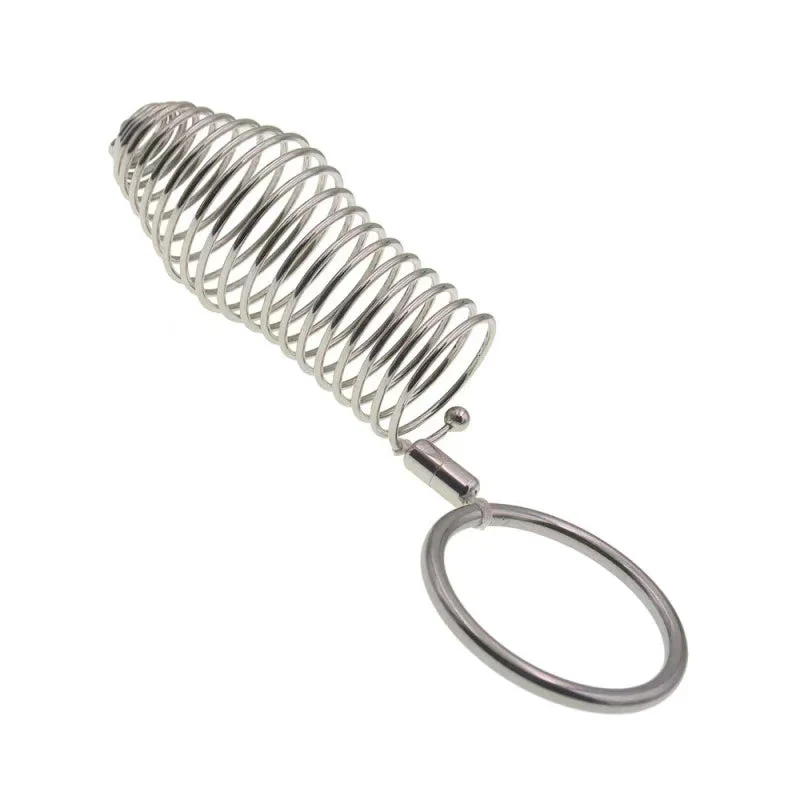 Stainless Steel Threaded Penis Sleeve With Ring - Image 4