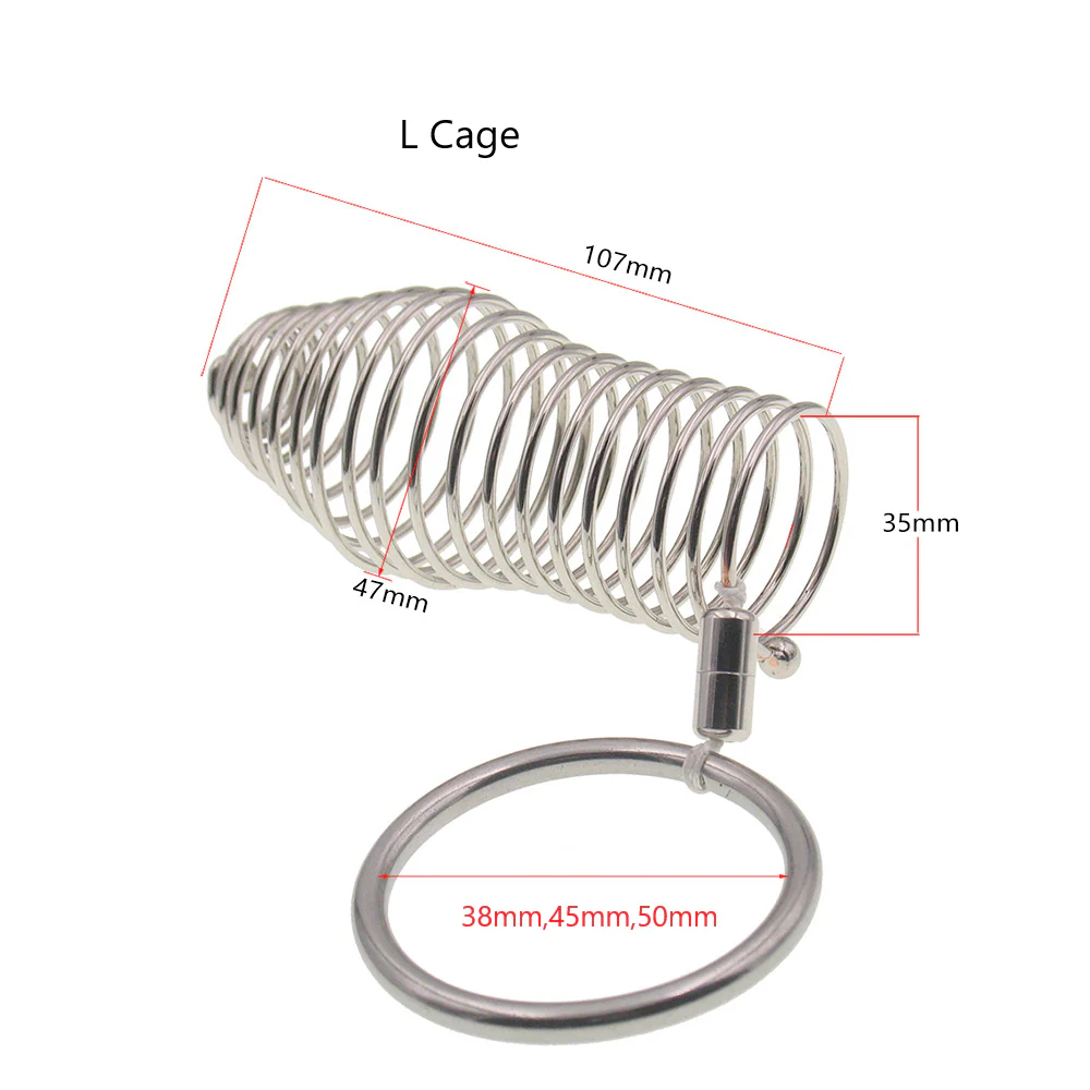 Stainless Steel Threaded Penis Sleeve With Ring - Image 5