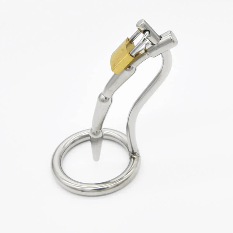 Stainless Steel Urethral Tube Chastity Lock  Device - Image 3
