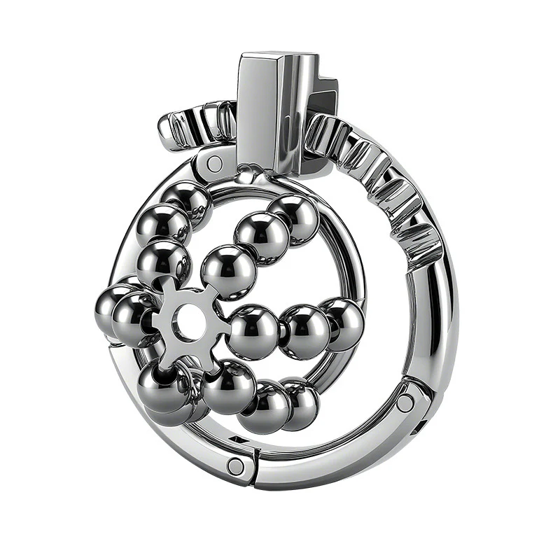 Steel Ball Metal Chastity Cage