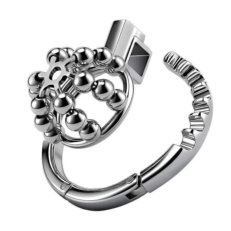 Steel Ball Metal Chastity Cage - Image 2