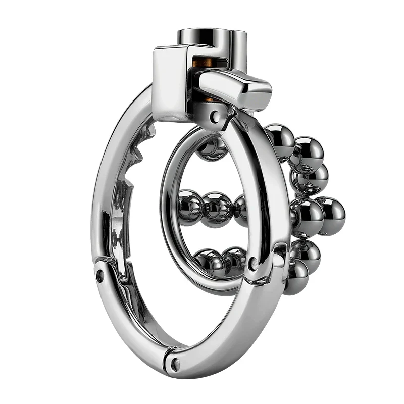 Steel Ball Metal Chastity Cage - Image 7