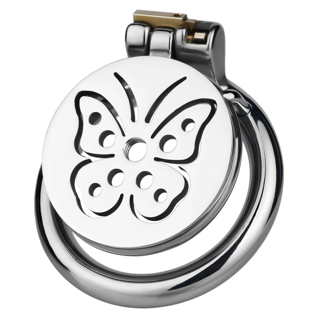 Steel Butterfly Flat Chastity Cage
