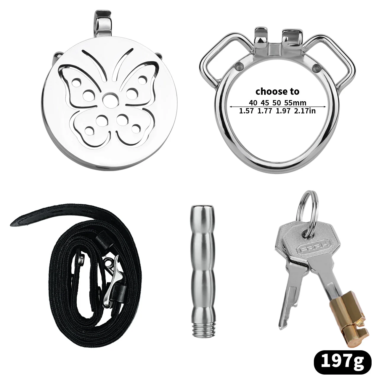Steel Butterfly Flat Chastity Cage - Image 18
