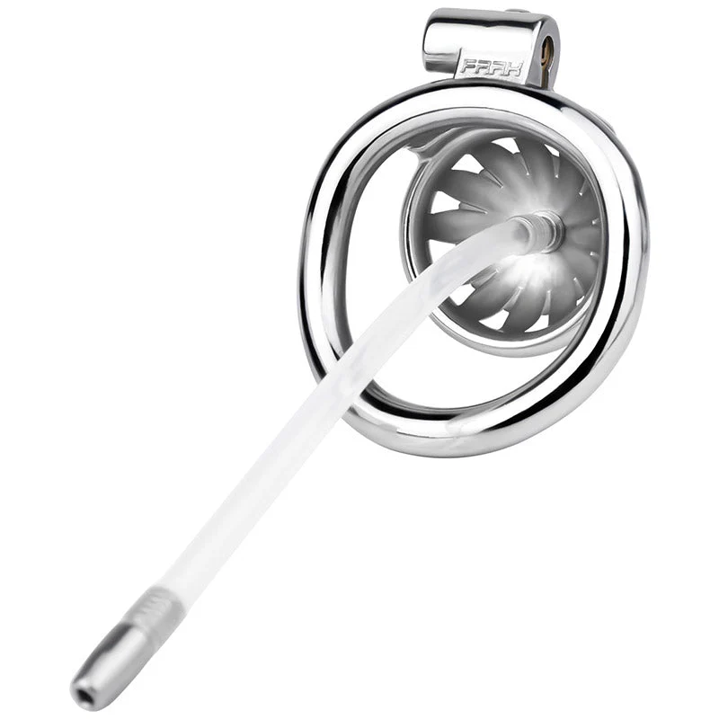 Steel Chastity Cage with Urethral Removable - Image 10