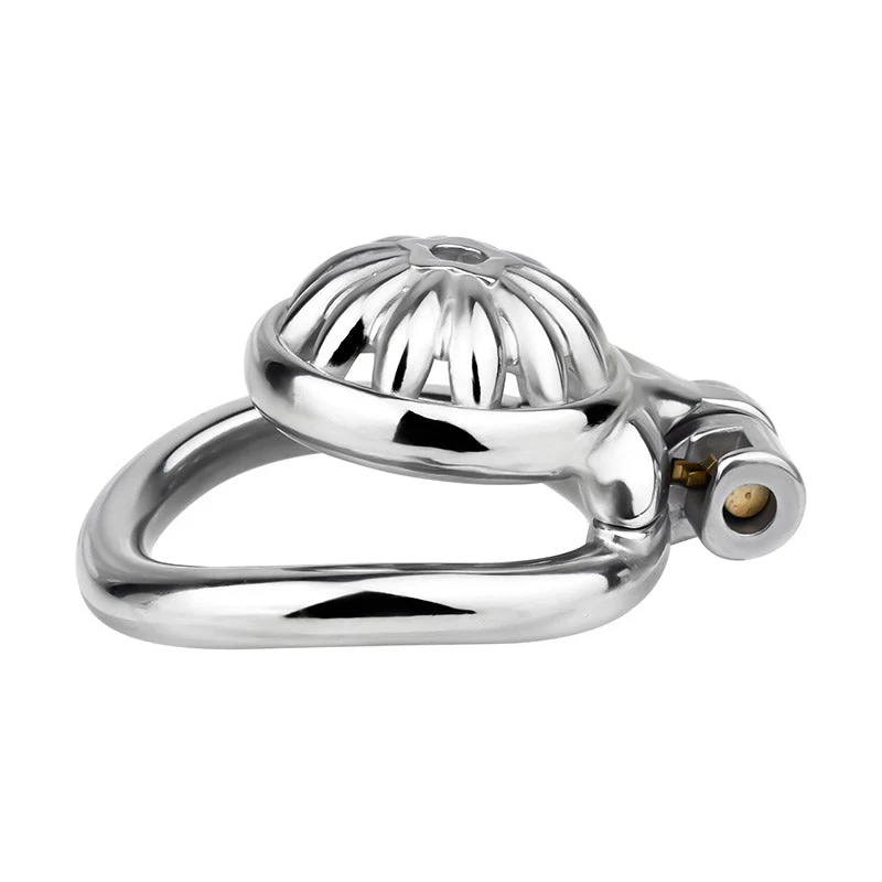 Steel Chastity Cage with Urethral Removable - Image 12