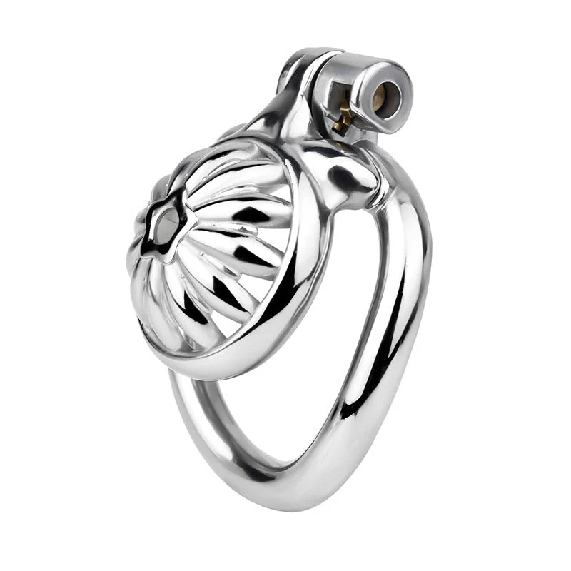 Steel Chastity Cage with Urethral Removable - Image 13
