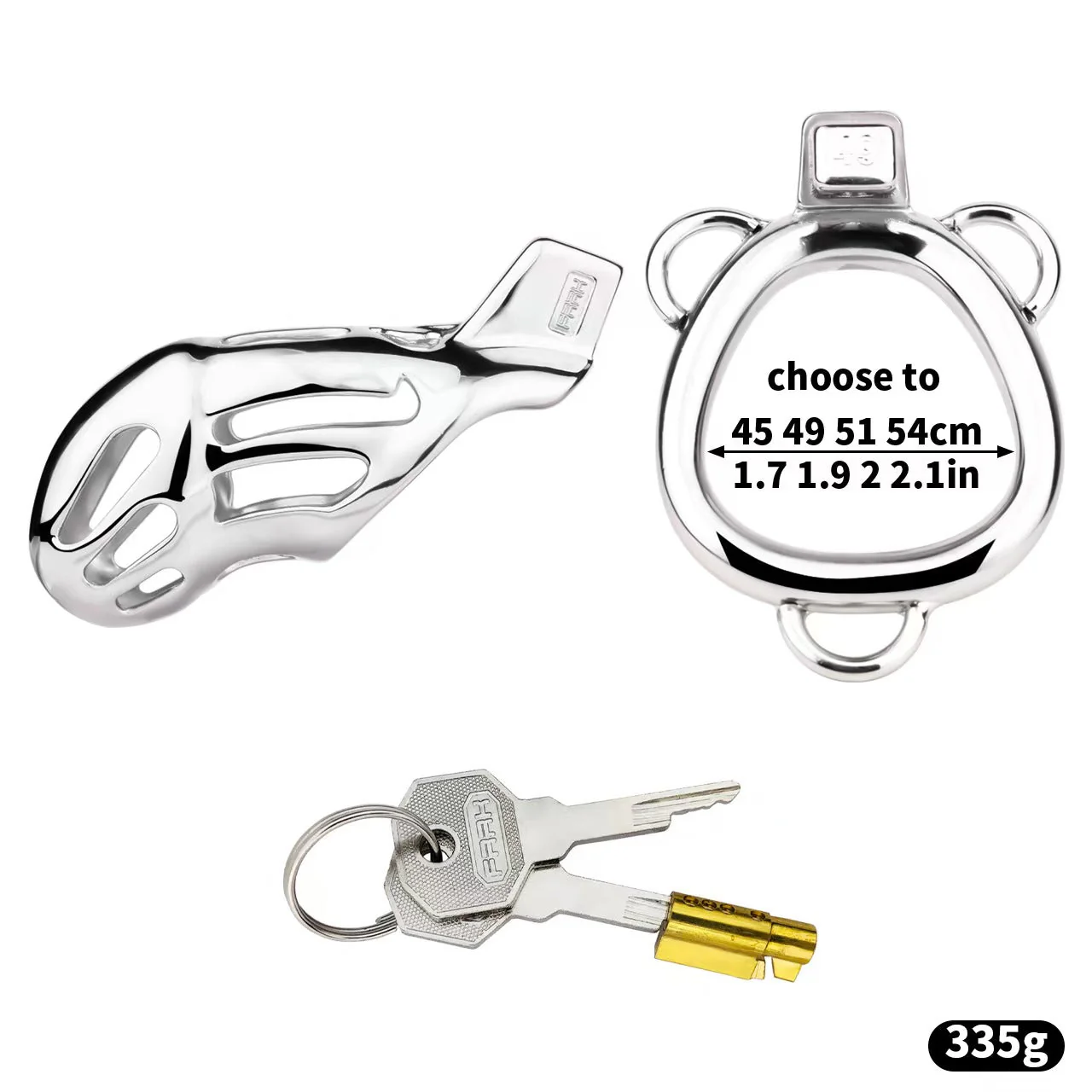 Steel Cobra Chastity Cage - Image 5