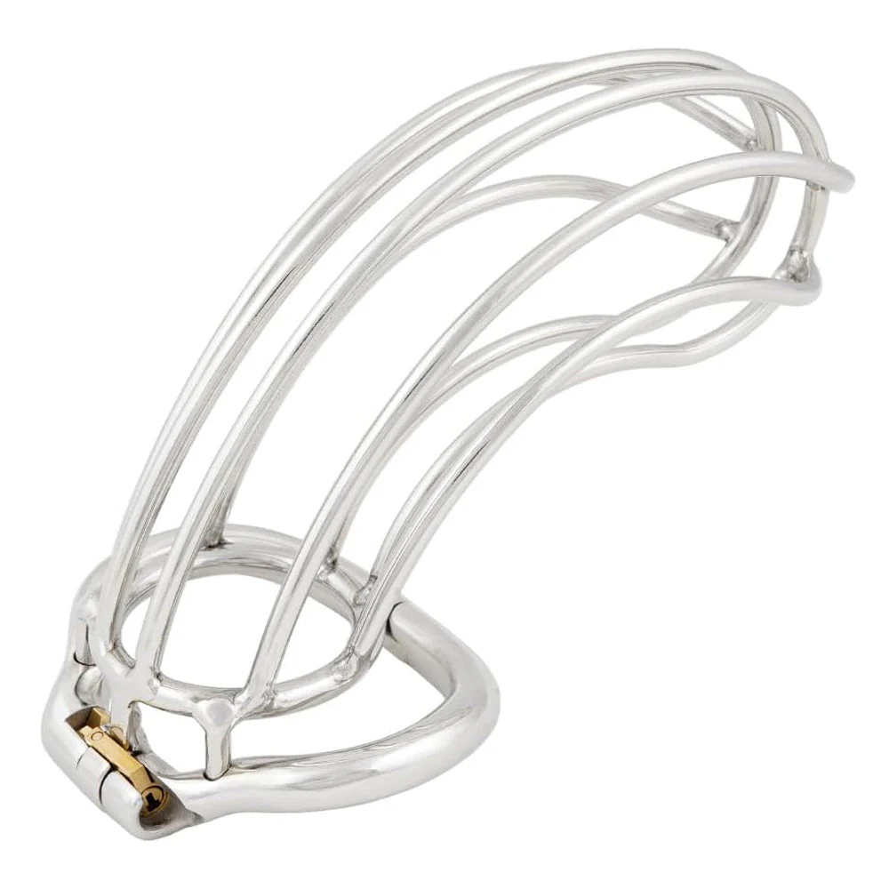 Steel Huge Chastity Cage