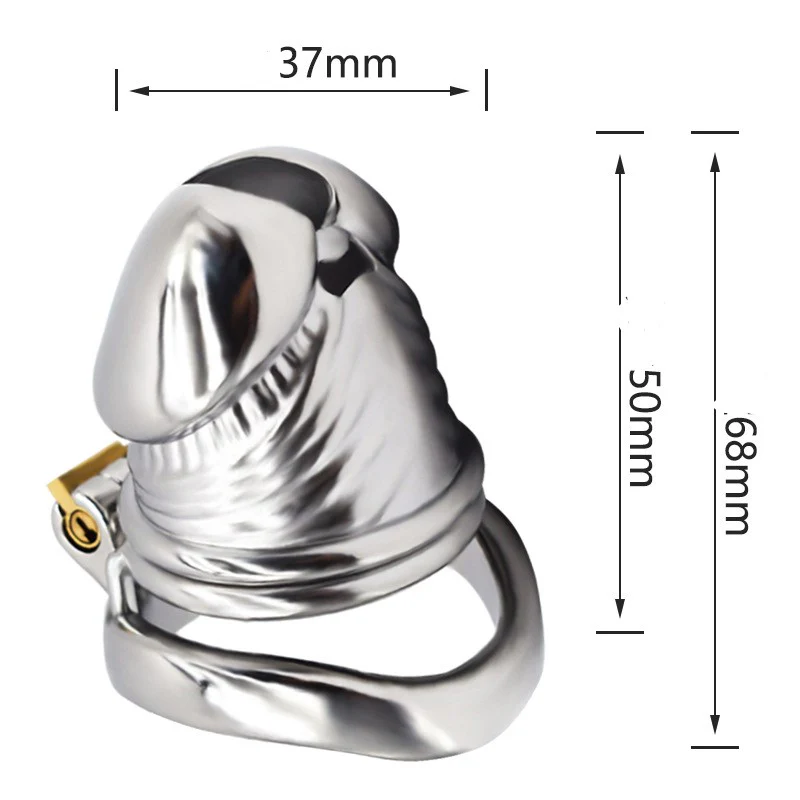 Steel Realistic Chastity Cage - Image 3
