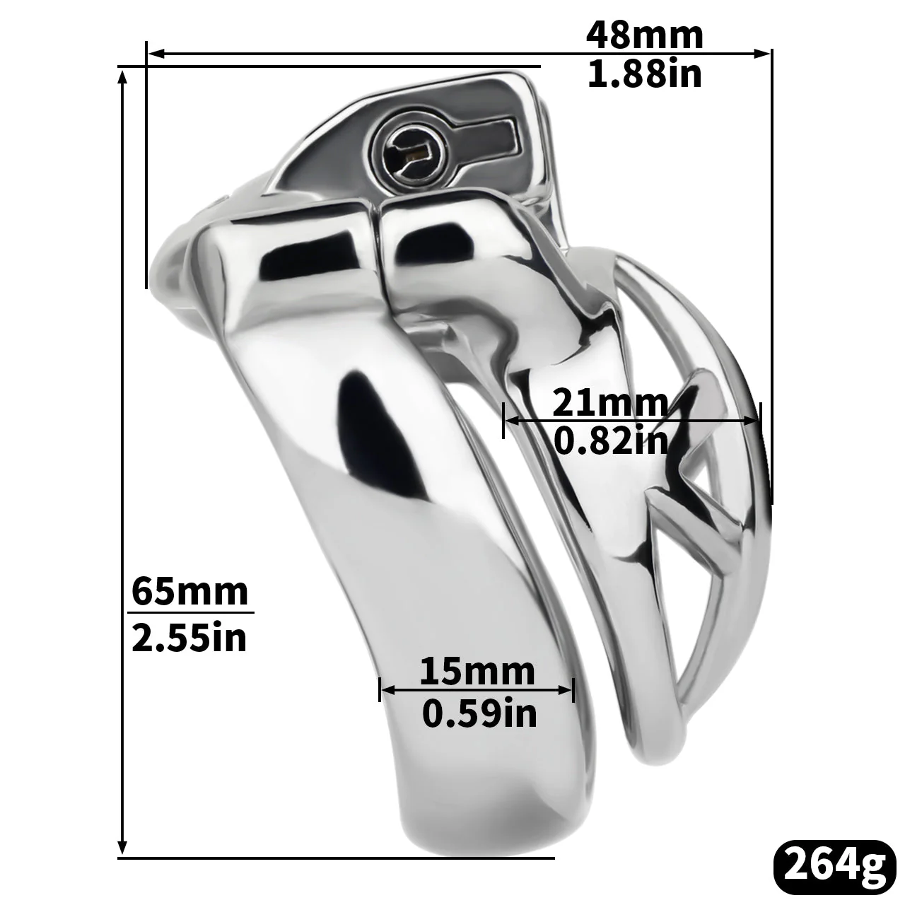Steel Small Chastity Cage - Image 5