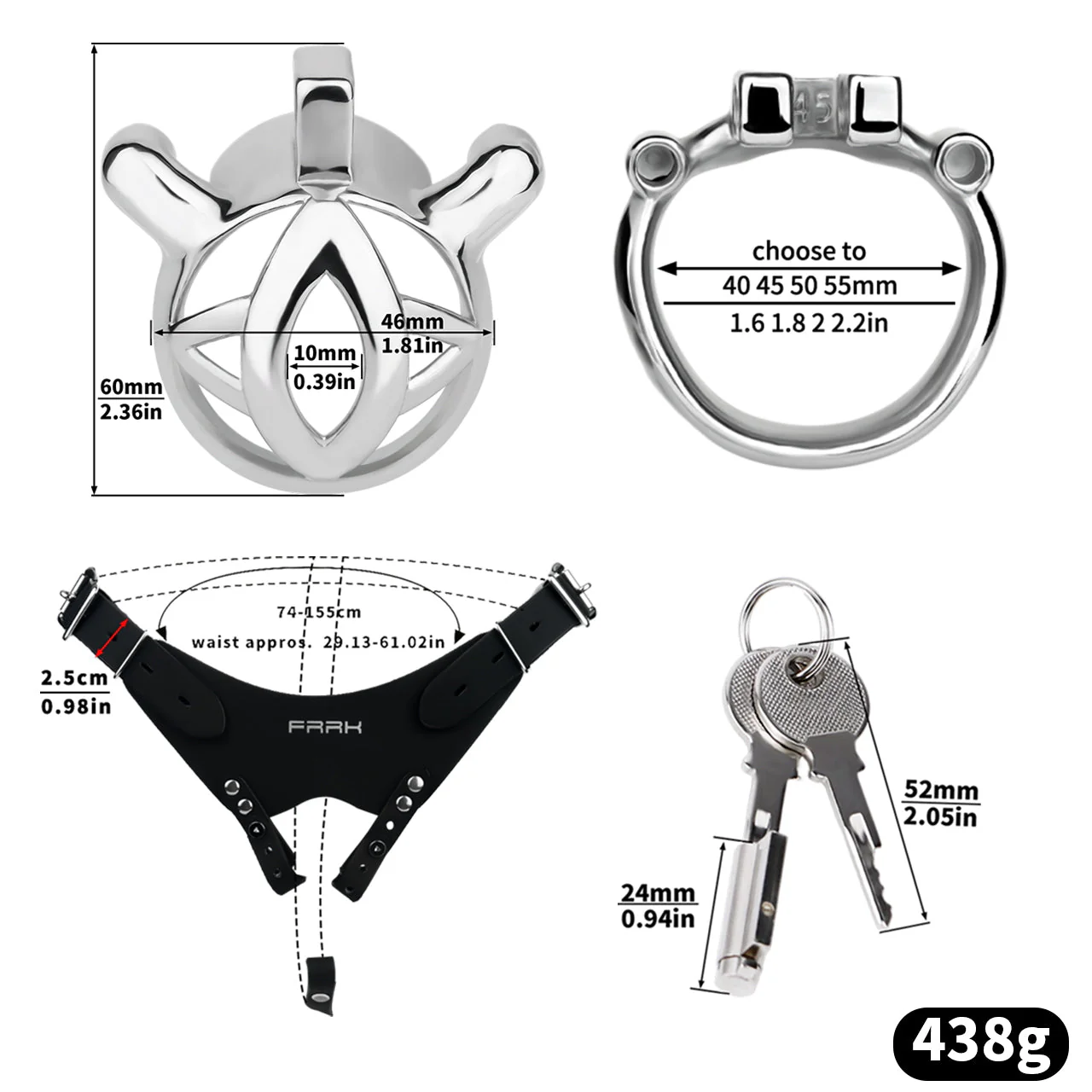 Steel Small Chastity Cage - Image 7