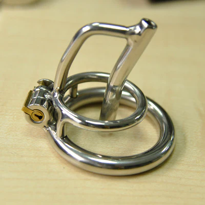 Steel Urethral Chastity Cage 1.97 inches Long - Image 3