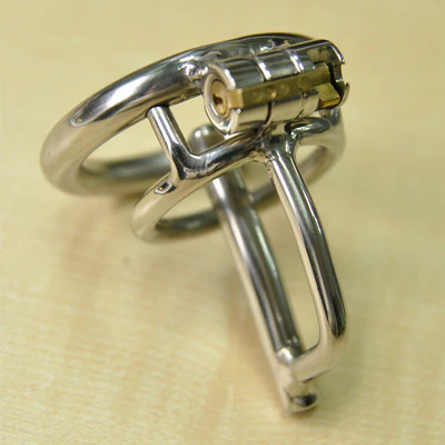 Steel Urethral Chastity Cage 1.97 inches Long - Image 4