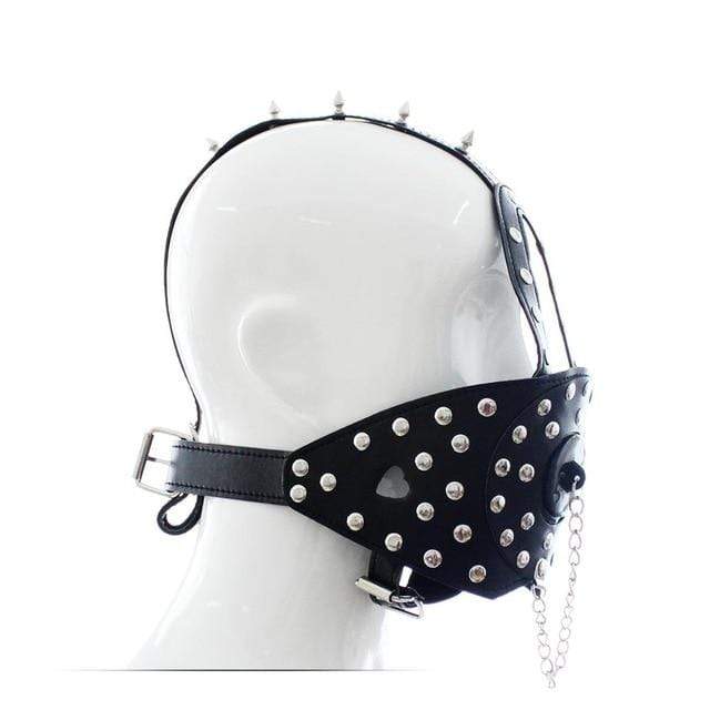 Studded Gothic BDSM Muzzle - Image 2