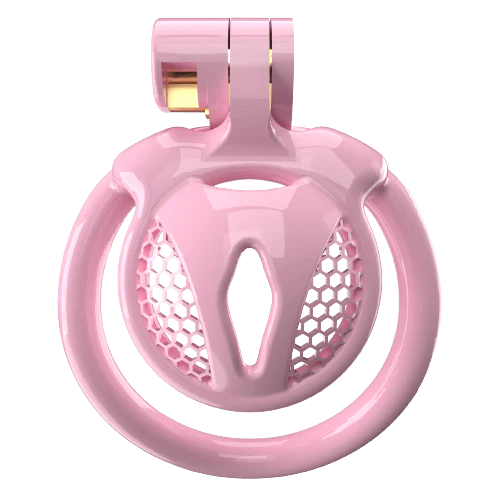 Super Small CX-2 Sissy Chastity Cage With 5 Arc Rings - Image 4