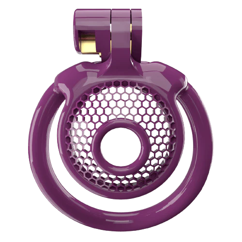 Super Small CX-3 Sissy Chastity Cage With 5 Arc Rings - Image 4