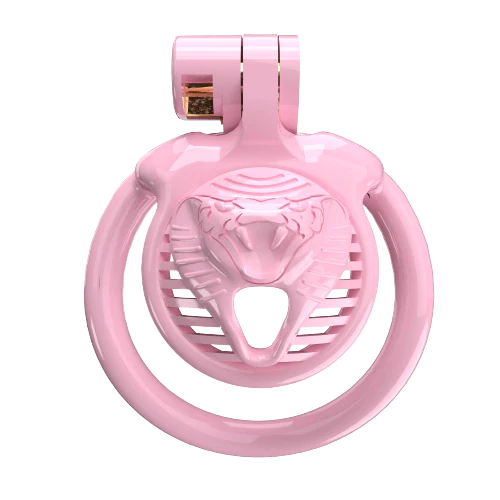 Super Small CX-4 Sissy Chastity Cage With 5 Arc Rings - Image 5
