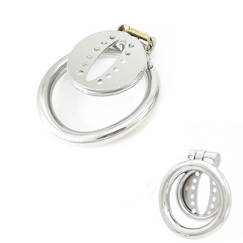 Super Small Stainess Steel Sissy Chastity Cage - Image 4