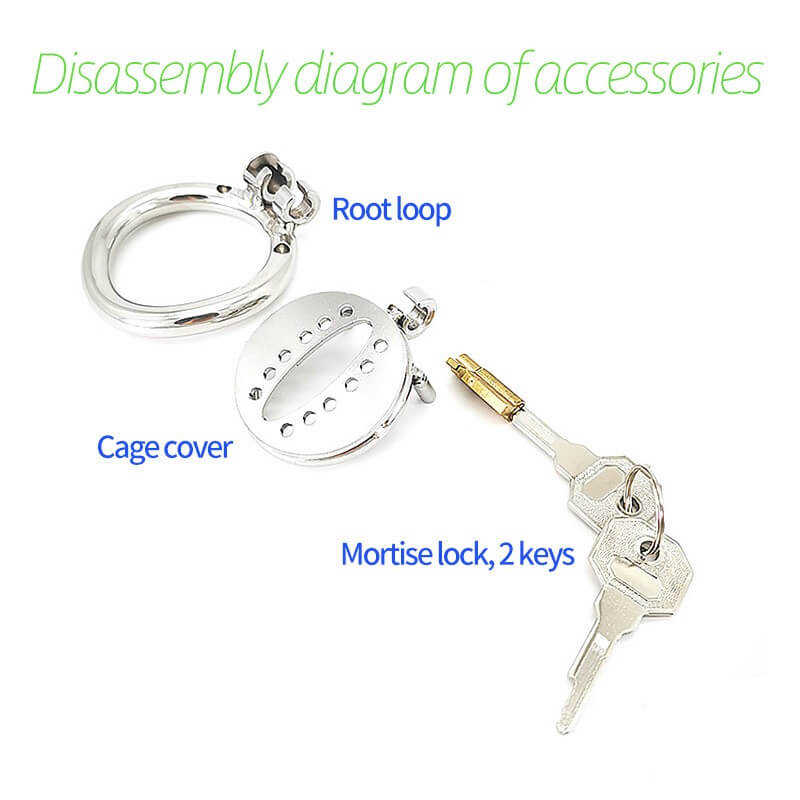 Super Small Stainess Steel Sissy Chastity Cage - Image 5