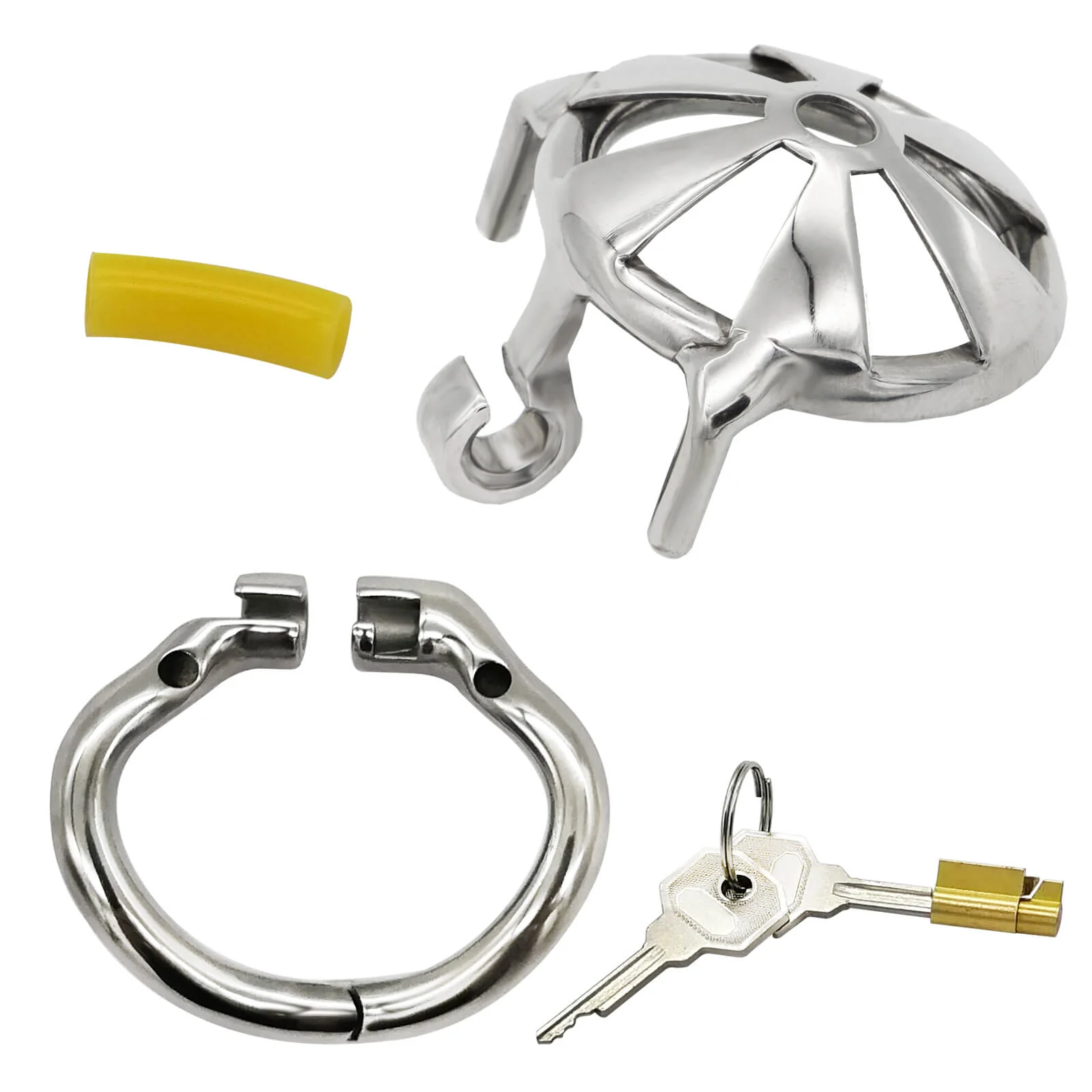 Super Small Stainless Steel Male Chastity Device - Image 4
