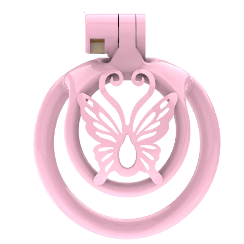 Super Small WX-4 Sissy Chastity Cage With 5 Arc Rings - Image 2