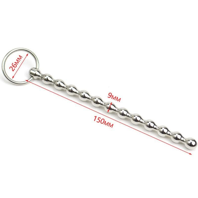 Teardrop Urethral Stimulation Penis Plug With Ring - Image 6
