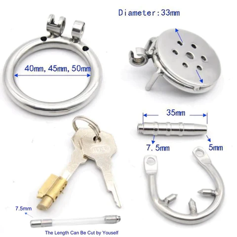 The Flat Chastity Cage with Anti-ring Urethral - Image 5