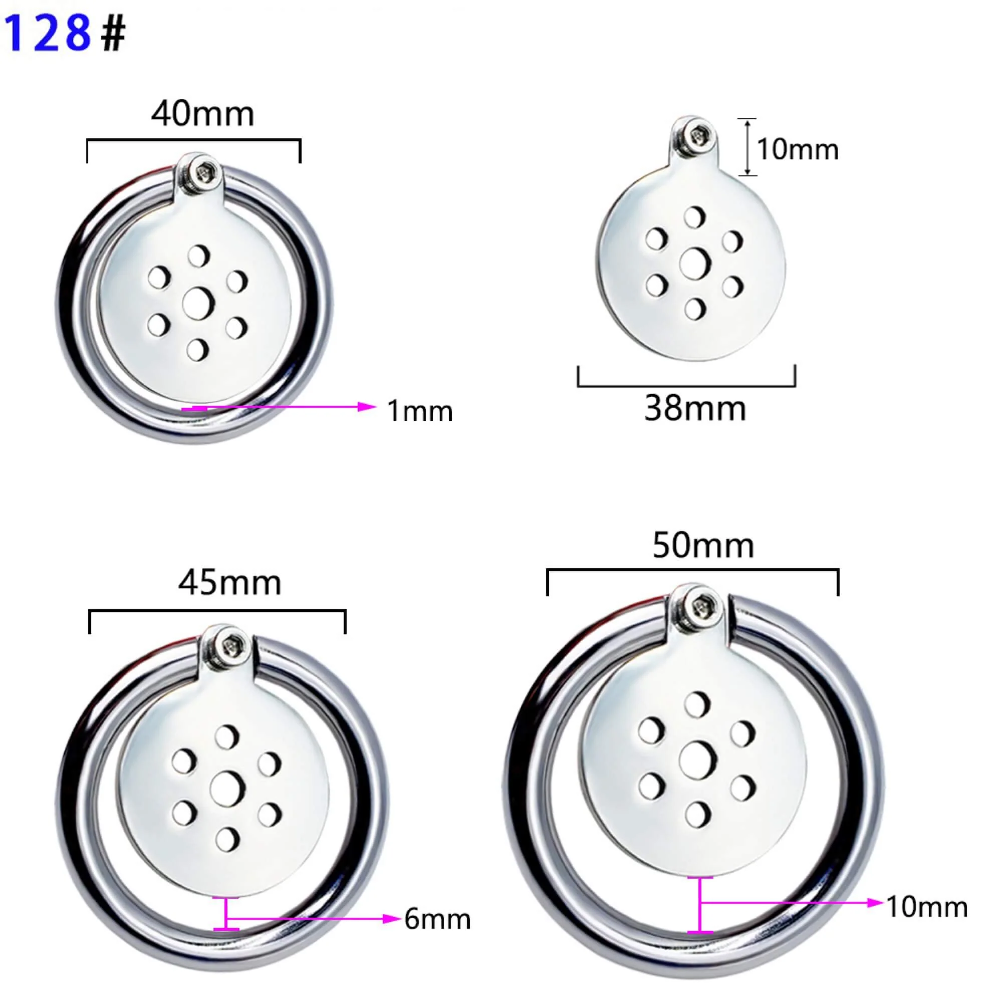 The New Stainless Steel Ultra Flat Chastity Device - Image 9