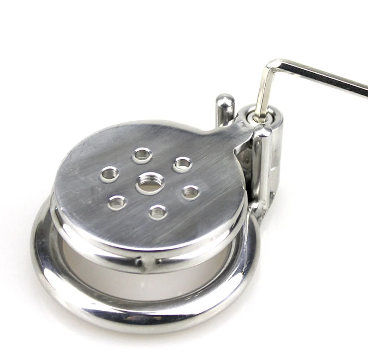 Tiny Metal Chastity Device 0.62 Inches Long - Image 5