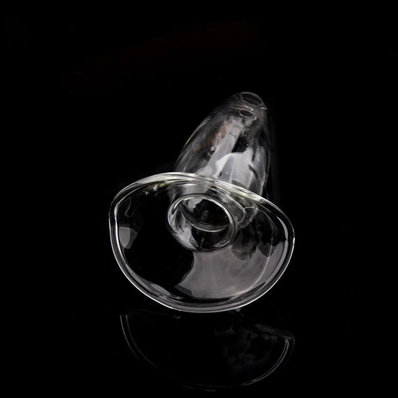 Transparent Glass Anal Plug Hollow Butt Plug for Woman Vaginal Speculum Douche Enema Anal Sex Toys for Women Men Glass Buttplug - Image 2