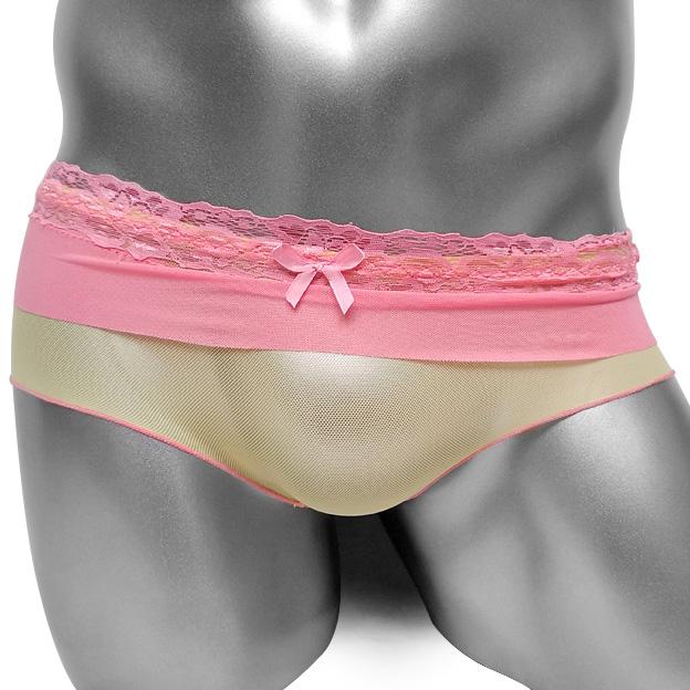Lace Mesh Patchwork Briefs Panties - Image 5