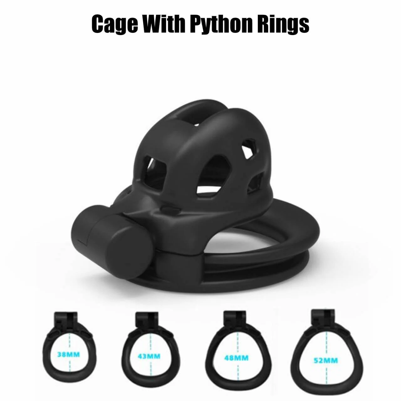 Ultra-Mini Cobra Chastity Cage 1.81 inches Long - Image 13