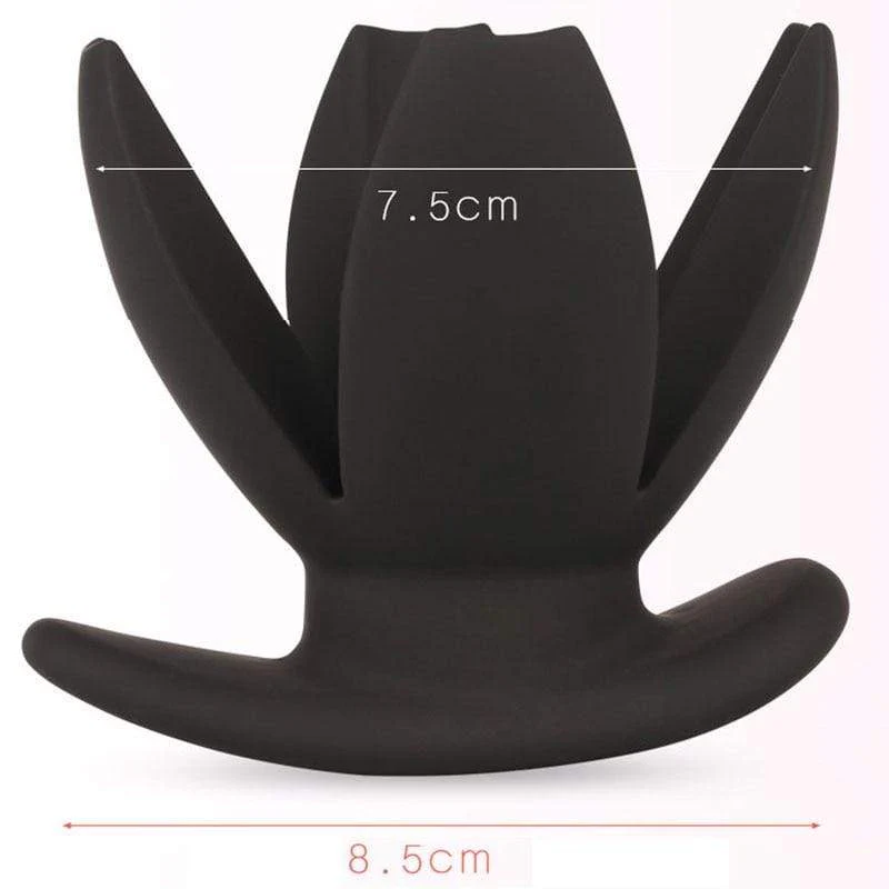 Unisex Silicone Hollow Butt Plug Flower Anal Speculum Anal Dilator Adult Couple Anal Sex Toys Sex Toys - Image 5