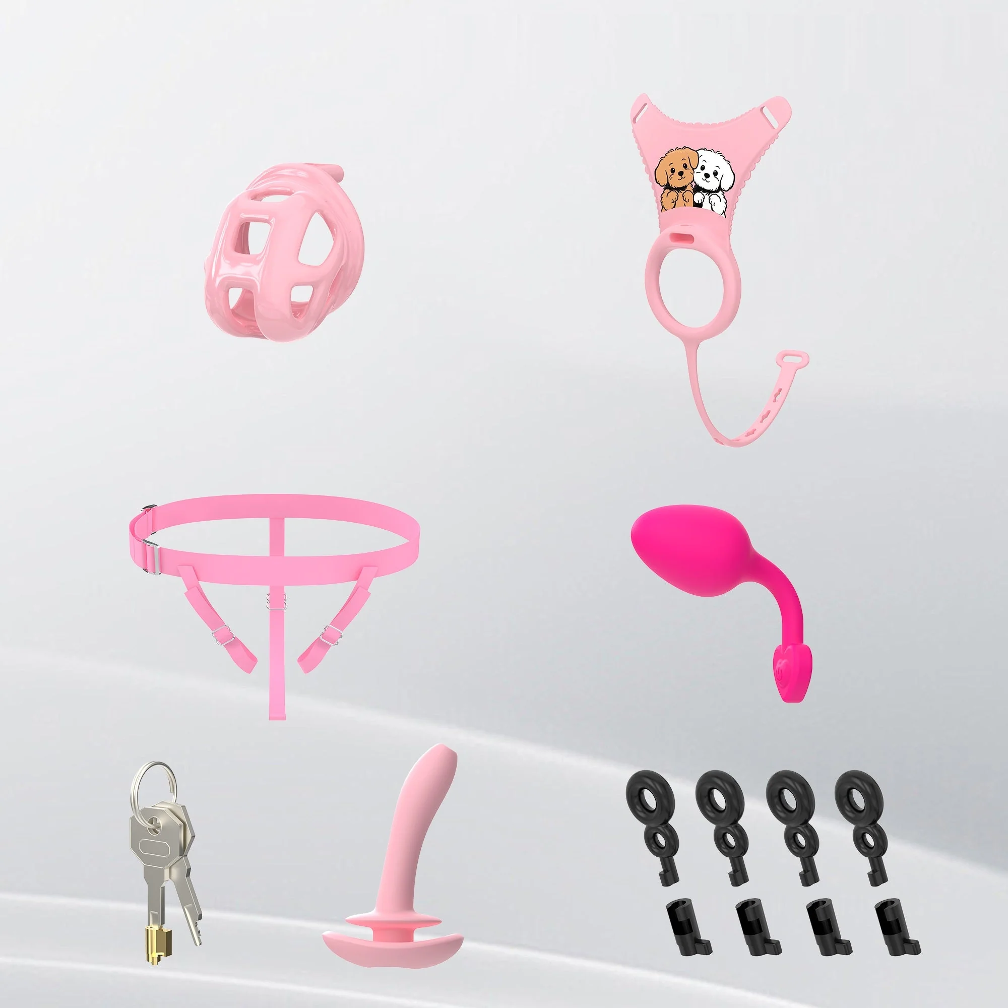Upgraded Chastity Cage With Underwear And Plug - Image 10
