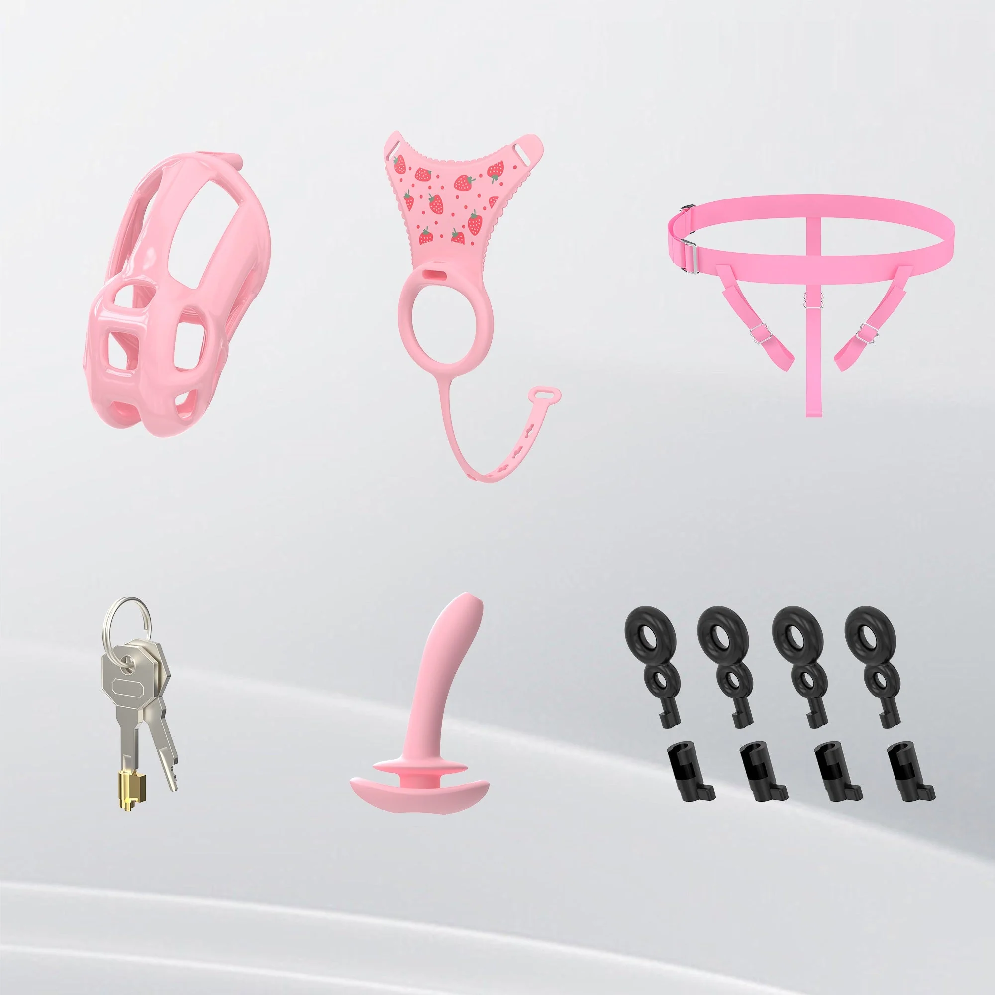 Upgraded Chastity Cage With Underwear And Plug - Image 12