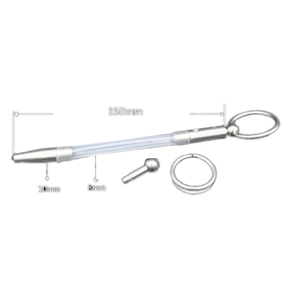 5.90" Prince Albert-Inspired Stainless Steel Urethral Sound - Image 6