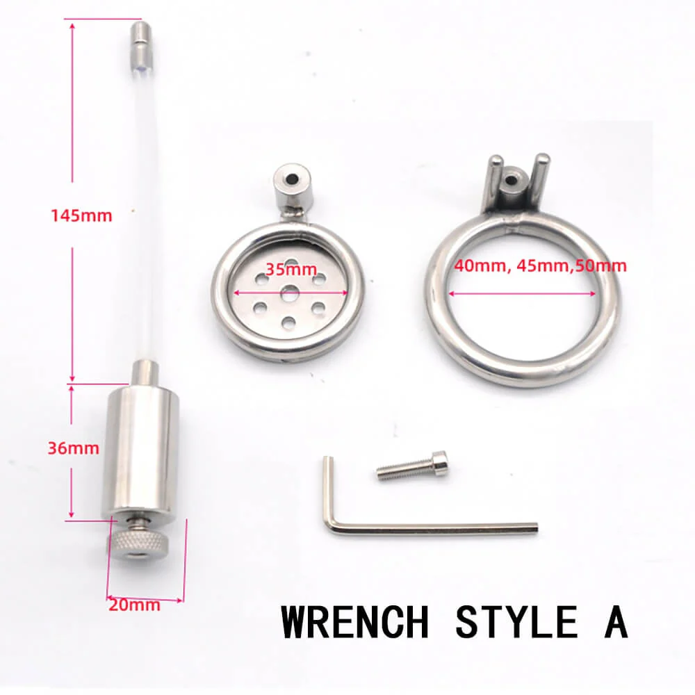 Urethral Inverted Chastity Cage - Wrench Version - Image 3