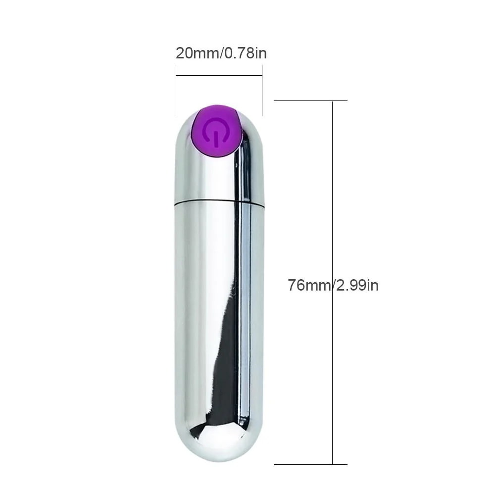 USB Rechargeable Mini Bullet 10 Speed Waterproof Sissy Clit Stimulator - Image 6