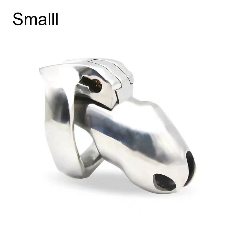 V4 Stainless Steel Chastity Cage - Image 4