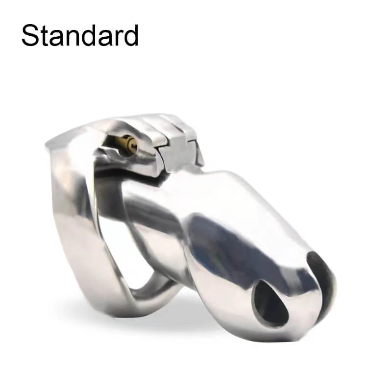 V4 Stainless Steel Chastity Cage - Image 5