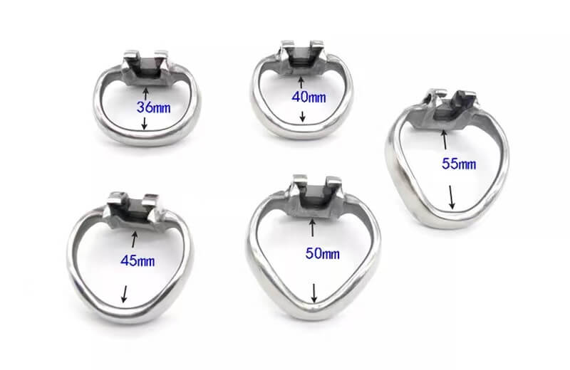 V4 Stainless Steel Chastity Cage - Image 8