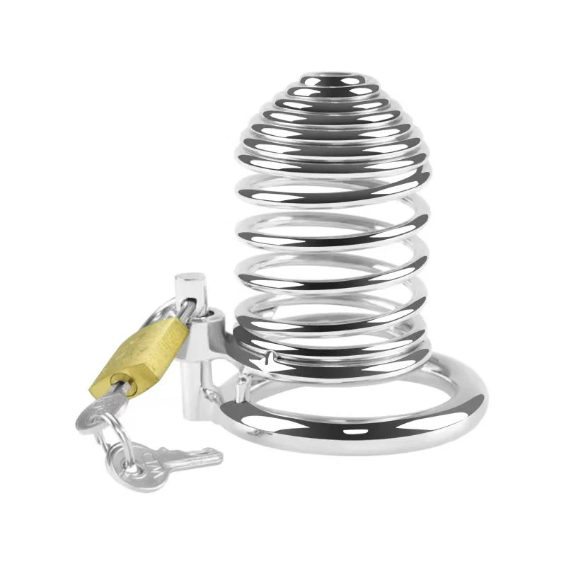 Vertical Metal Cock Cage - Image 2