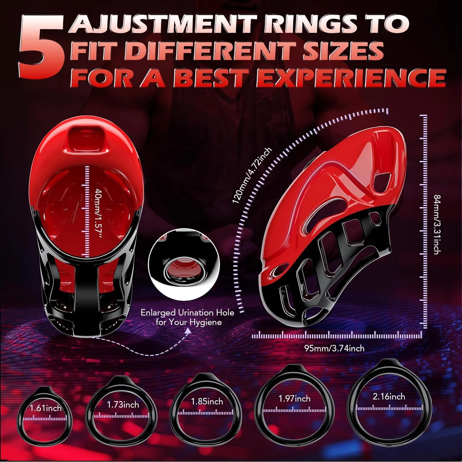 Vibrating Chastity Cage Remote Control - Image 4