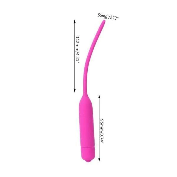 Vibrating Smooth Silicone Penis Plug - Image 4