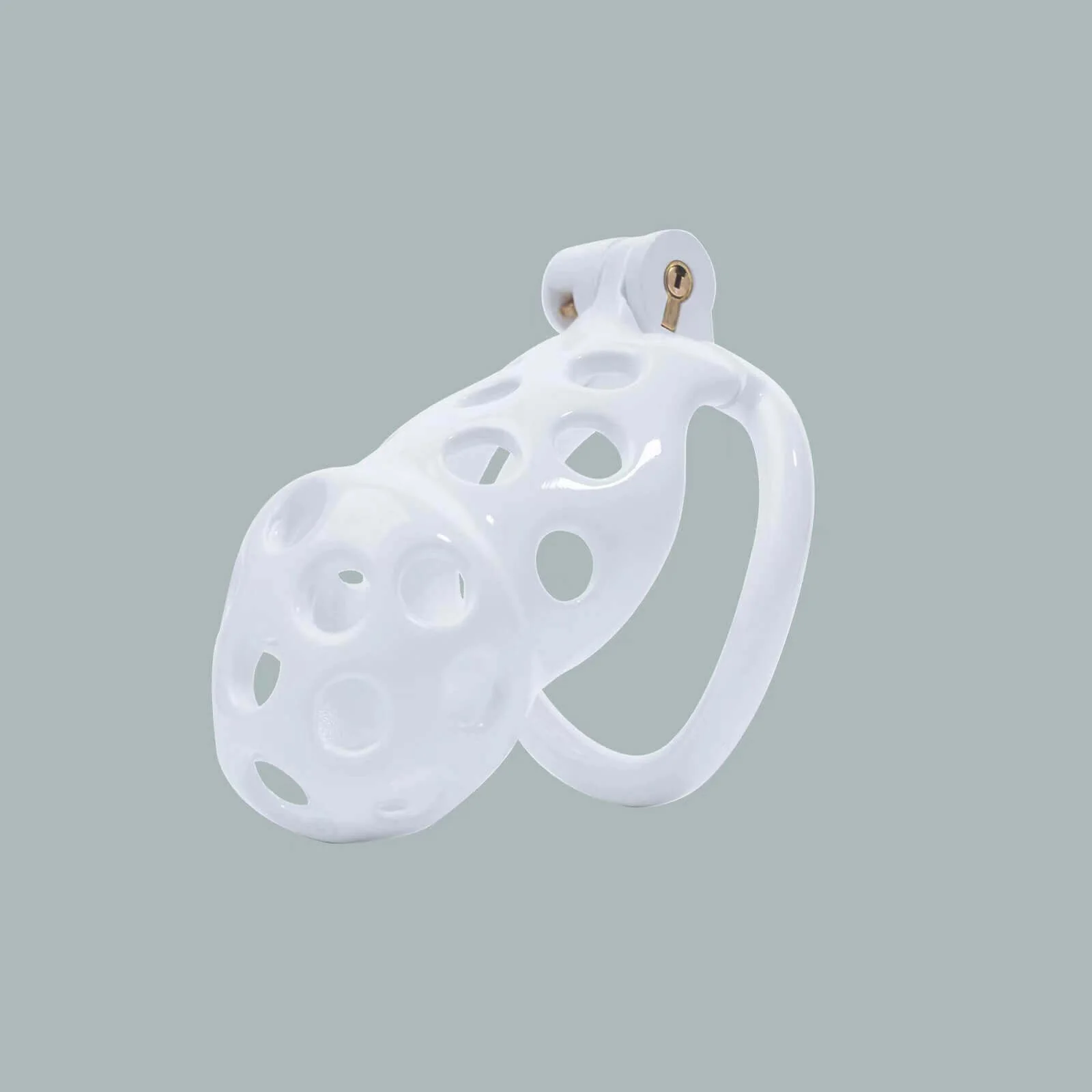 While Hole Cobra Chastity Cage Kit 1.77 To 4.13 Inches Long - Image 5